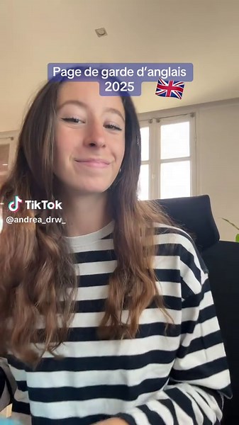 Page de garde d’anglais 🇬🇧 #rentrée #rentreescolaire #pagedegarde #college #lycee #pagedegarde2025 #pagedegarde20252026