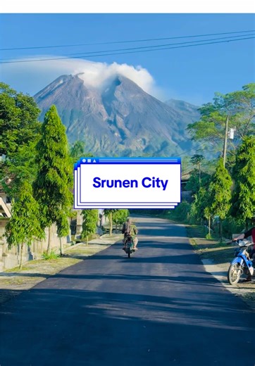 Keindahan Gunung Merapi di Srunen