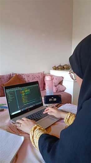 Study with me 💻📒 #quran #بدون_موسيقى #study #studywithme #asmae #coding #java
