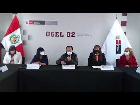 Presentación de la Directora de la UGEL 02
