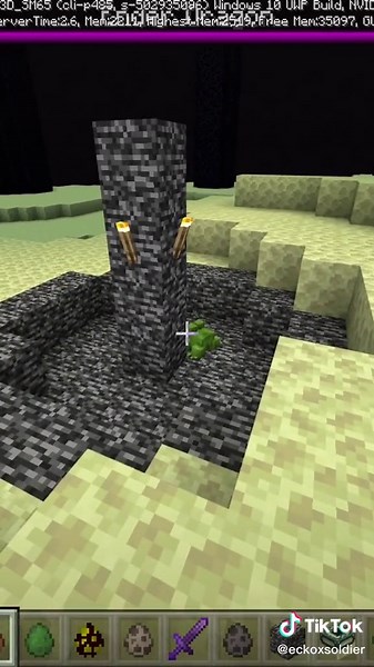 Minecraft Frog Eating Ender Dragon Experiment