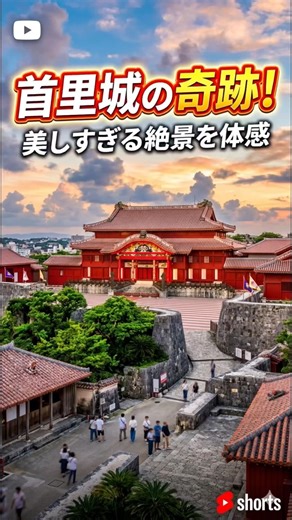 [4K]まるで琉球王国へタイムスリップ。美しすぎる首里城の風景‼️Shurii Castel Okinawa