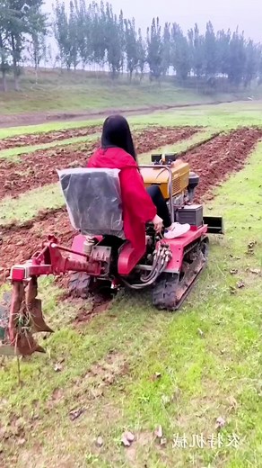 #小型中型大型农场田园大棚农民履带四轮微耕旋耕机 #乘坐式旋耕机 #tractor #水旱两用旋耕机