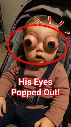 His Eyeballs Are Popping Out… What Happened?! 😱 #healthwarning #medicalfacts #shockingvideo