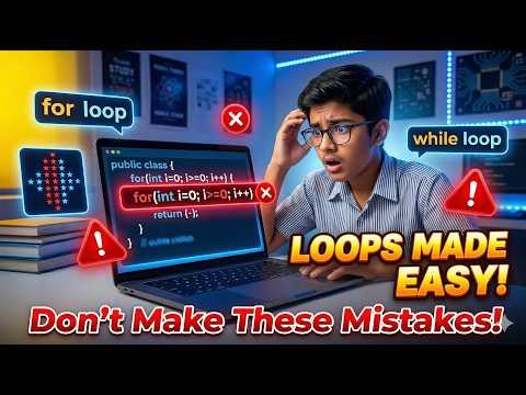 Class 10 | ICSE | Loop Basics | Nested Loop Basics | Loop Common Mistakes