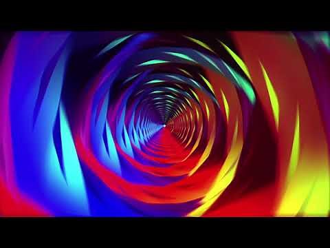 Abstract Color Tunnel VJ Loop Rainbow color Abstract Background - Free Video Background Loops