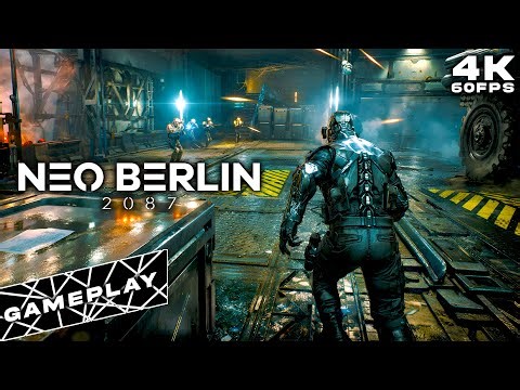 NEO BERLIN 2087 Gameplay - Cyberpunk Noir Action RPG Game (4K60FPS)