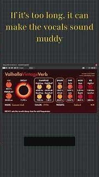REVERB: Pre-Delay & Decay-Time Settings That Works All The Time