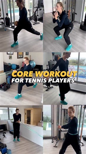 TENNIS FITNESS 🎾 on Instagram: "Strengthen your core to stay powerful and injury-free! 🔥 ⬇️ Comment “CORE” and i’ll send you Free Tennis Core Program!"