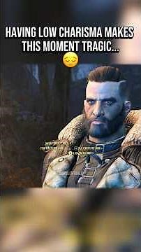 Fallout 4 Low Charisma Saddest Moment😭