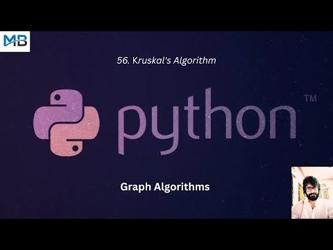 56. kruskal's Algorithm in Python