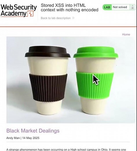 Stored XSS in 30 Seconds – Lab Walkthrough