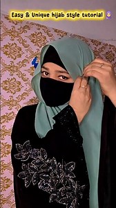 Easy hijab style tutorial #hijabigirl #explore #hijabtutorial #hijabstyle #hijab 🧕 ✨️