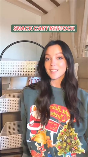 restocking the snack cart for the holiday szn ❤️💚 s o to the snack cart queen mae for the color inspo! #snackcartorganizing #restocking #asmrtiktok #asmrrestock #snackcart | Carmen Read Book