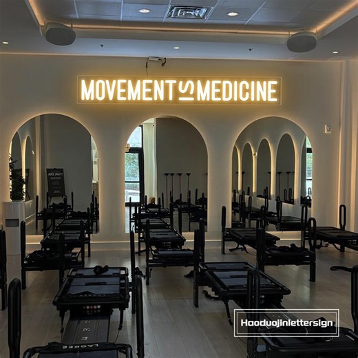 Movement is Medicine Neon Sign, Custom Home Gym LED Light, Motivational Quotes Fitness Sign, Gym Office Classroom Wall Decor, Gym Lover Gift - Etsy Australia
