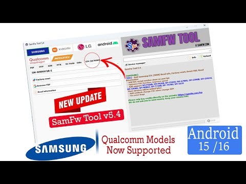 Samsung FRP Bypass Tool 2026 Android 15/16 | SamFW Tool 5.4 New Update