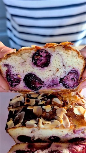 🍒 CAKE CERISES & AMANDES (sans farine)