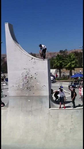 Aaron 'Jaws' Homoki drop in 'attempt'!!! #skatereels #skatelife #skater #skateboard #skateboarders #skateforfun | SPOT series