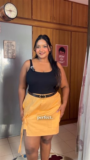 Saachi | Fashion & Lifestyle Influencer on Instagram: "Mini skirt for curvy girlies 😍 #miniskirts #plussizeminiskirt #plussizeskirt #plussizebottoms #plussizefashion #bengaluruinfluencers #fashioninfluencer #bangaloreinfluencers #plussizeinfluencer #ootd #plussizeoutfit #miniskirts #trendingreels"