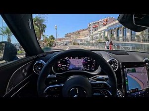 Southern France Relaxing Coastal Drive: Monaco to Nice | Mercedes SL63 | 4K ASMR POV Scenic Drive
