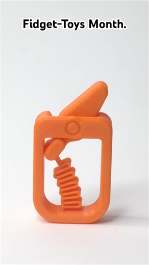 Lever Switch Fidget 3D Printed. #3dprinting #fidget #toys