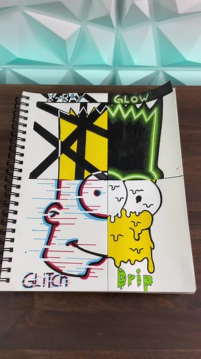Drawing Bart Simpson in 4 Different Styles Part 4