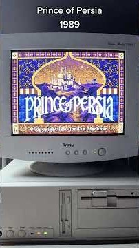launch Prince of Persia game from 1989 on 386 PC