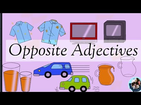 ESL Opposite Adjectives #eslstudents