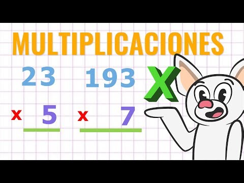 APRENDE a MULTIPLICAR | Multiplicaciones de 1 Cifras | COMO HACER UNA MULTIPLICACIÓN FACIL