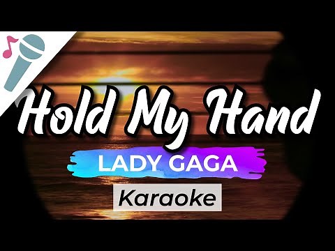 Lady Gaga - Hold My Hand - Karaoke Instrumental (Acoustic)