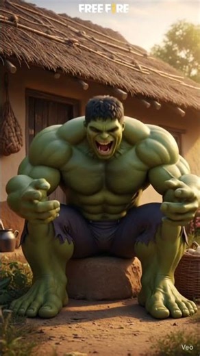 Jab Hulk ne kheli Free Fire... Noob Squad vs Hulk! 😂#freefire #shorts