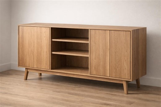 Modern Sideboard Plans 1800mm – DIY Wooden Cabinet Media Console Woodworking PDF - Etsy