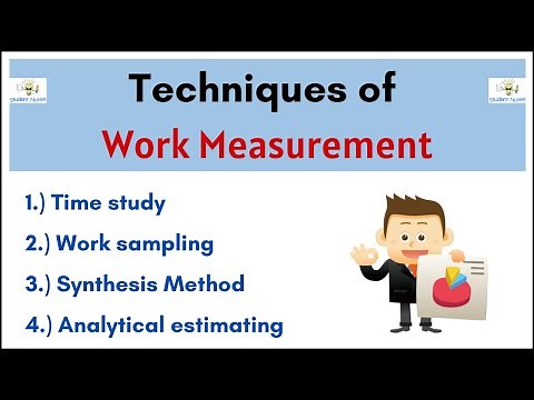 No.47 ~ Techniques of Work Measurement || Student notes ||