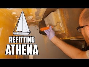 Sail Life - Big hole in the cockpit, hull moisture & the perfect cleat? - DIY boat refit