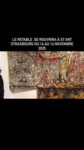 Du 14 au 16 novembre prochain, Cor Triatriatum sera présenté à ST-ART Strasbourg. Ce retable a été présenté pendant un an à la Halle Saint Pierre , puis en Hollande, á Épinal et à Metz. Je suis heureuse de le présenter à Strasbourg pour la première fois dans le cadre de St’art. Je serai présente sur le stand de la Galerie Pol Lemetais avec une sélection de pièces. . . #minamond #outsiderart #cortriatriatum #retable #dessin #strasbourg #start #startstrasbourg #dessin #galerielemetais #artcontempo