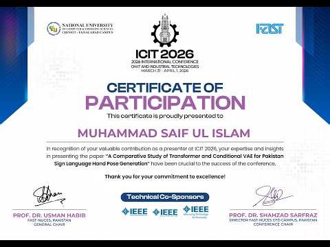 Pakistan Sign Language Hand Pose Generation