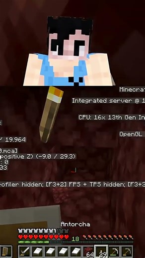 NO PUEDO CREER ESTO #minecraft #nether #challenge #viral #parati