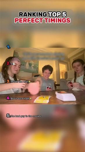 Ranking Top 5 Perfect Timings