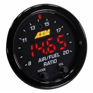 AEM Electronics Corvette X-Series Wideband UEGO AFR Sensor Controller Gauge 30-0300 (Universal; Some Adaptation May Be Required) - Free Shipping
