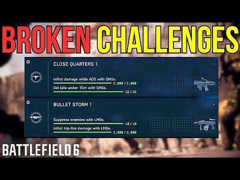 Weapon Challenges NOT Unlocking in Battlefield 6? Do This!