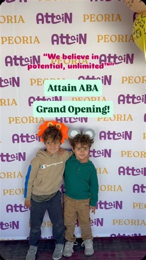 Phoenix Area Family Fun + Kids Activities on Instagram: "@attain_aba just opened a brand new location in Peoria, AZ! This ABA Therapy center is an amazing addition to the West Valley and we had so much fun exploring everything they have to offer their new clients🤍 They currently have openings for those aged 18 months all the way to 21 years! Send this post to a friend that could benefit from their services or tag them below🎉 What is ABA? Applied Behavior Analysis (ABA) is an evidence-based, da