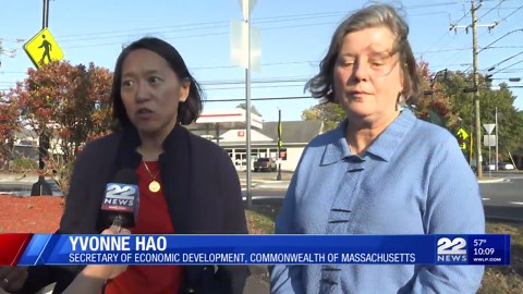 Amherst celebrates completion of new roundabout in town