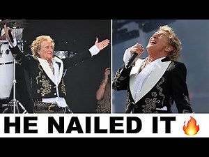 Rod Stewart at Glastonbury 2025 Performance | Rod Stewart and Ronnie Wood