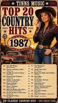 Top 20 Country Hits of 1987 🎙️ Classic 80s Country Songs | TINNS MUSIC