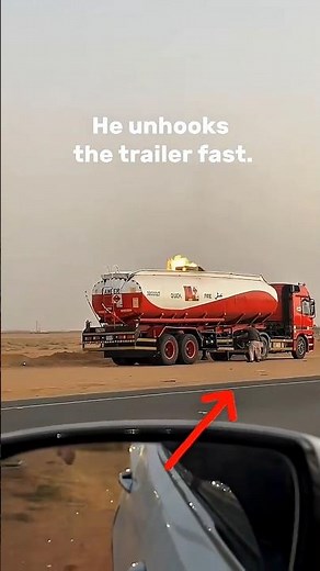 ​Heroic rig rescue! 💪🚛 iig2020 #truckdriver #lkw #camion #bigrig #hgv #lorry #driver #fahrer #job