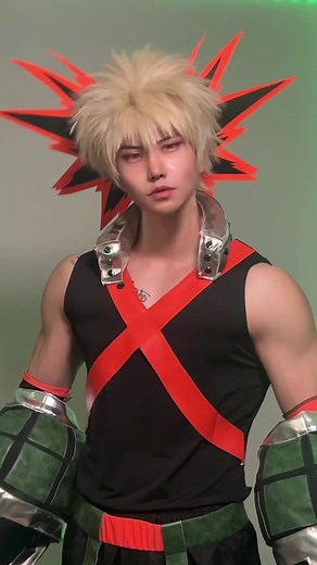 @mowgli.j with our #bakugou cosplay Thank u for the amazing review！！ Costumes：https://www.miccostumes.com/MHA-katsuki-bakugo-kacchan-cosplay-costume-fullset-hero-suit-with-gauntlets-90033p.html | Miccostumes