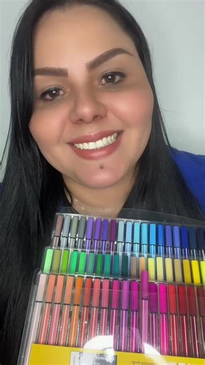 Kit canetas fine line, ponta 0.4. #caneta #finiline #pontafina #materialescolar #tiktokshopvoltaàsaulas