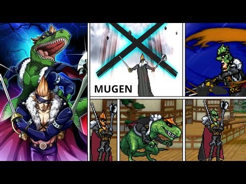 X DRAKE |SWORD| MUGEN CHAR (One Piece) ,Zoan hybrid form, X Calibur,special attacks