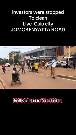 Investors were also stopped to do general cleaning in the city just like any other person as a unity of citizenship#fyp#pppppppppppppp#foryoupage#Gulucity#Nationalcleaningday