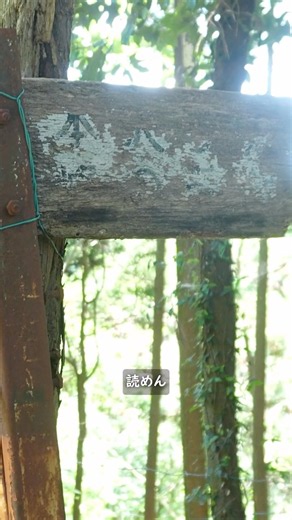 【自然界隈】穴場ハイキングコース(08)🌿古い案内標識 読めません